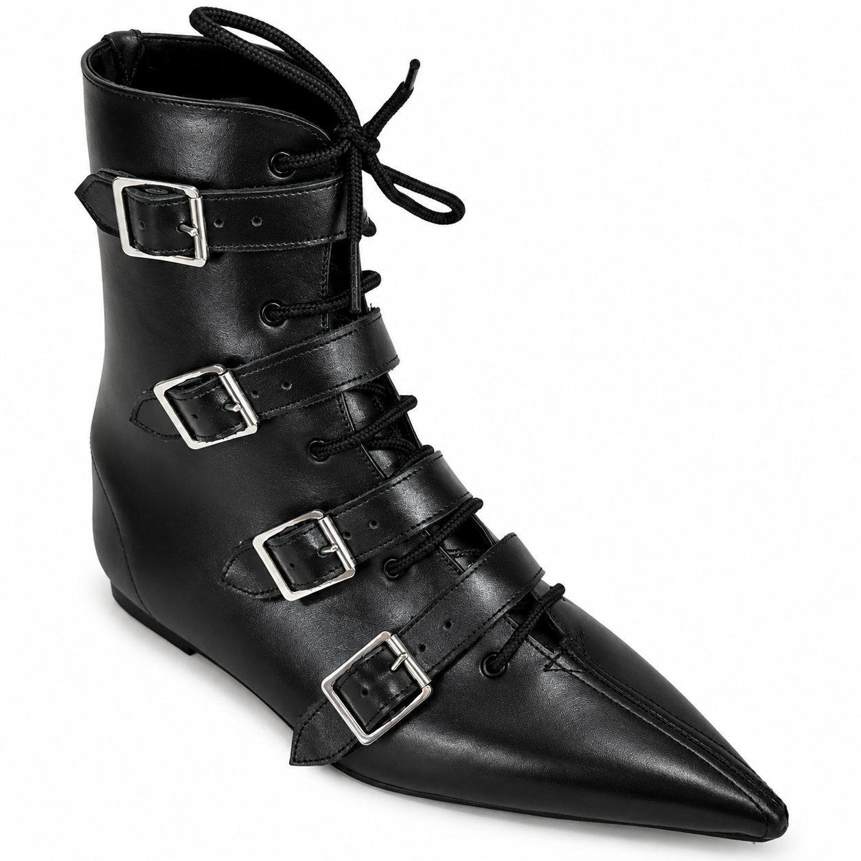 Albie - 4 Buckle Lace Up Pike