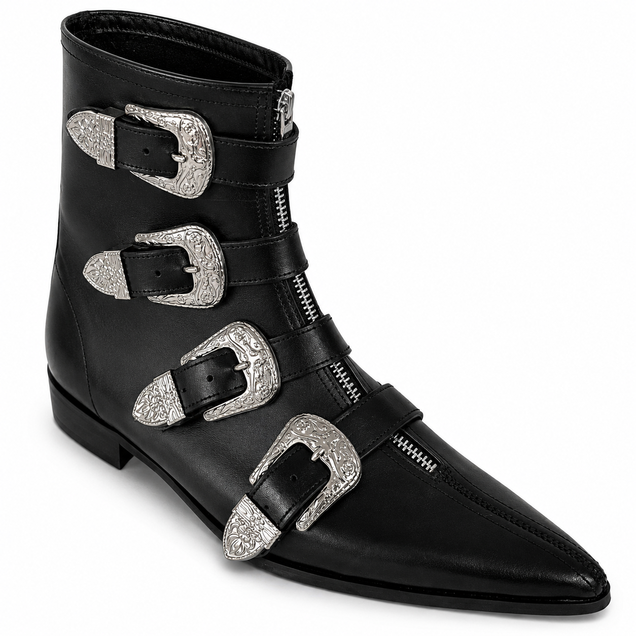 Evie - 4 Cowboy Buckle Winklepicker