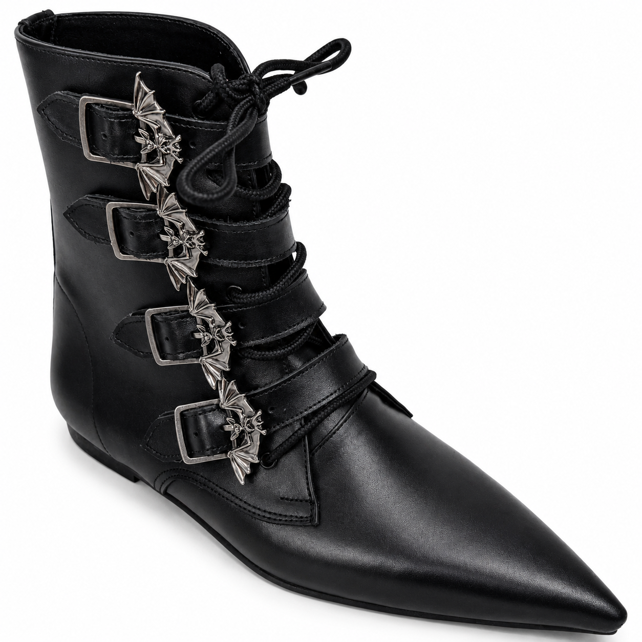 Benjamin - 4 Bat Buckle Lace Up Pike