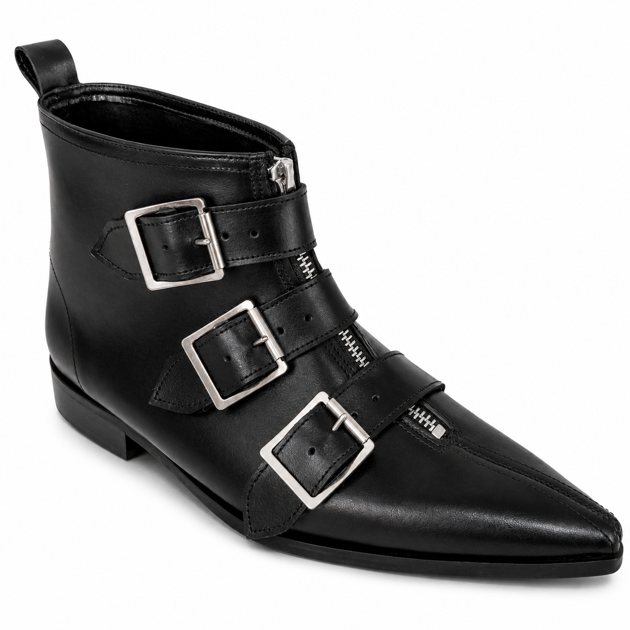 Thea - 3 Big Buckle Winklepicker
