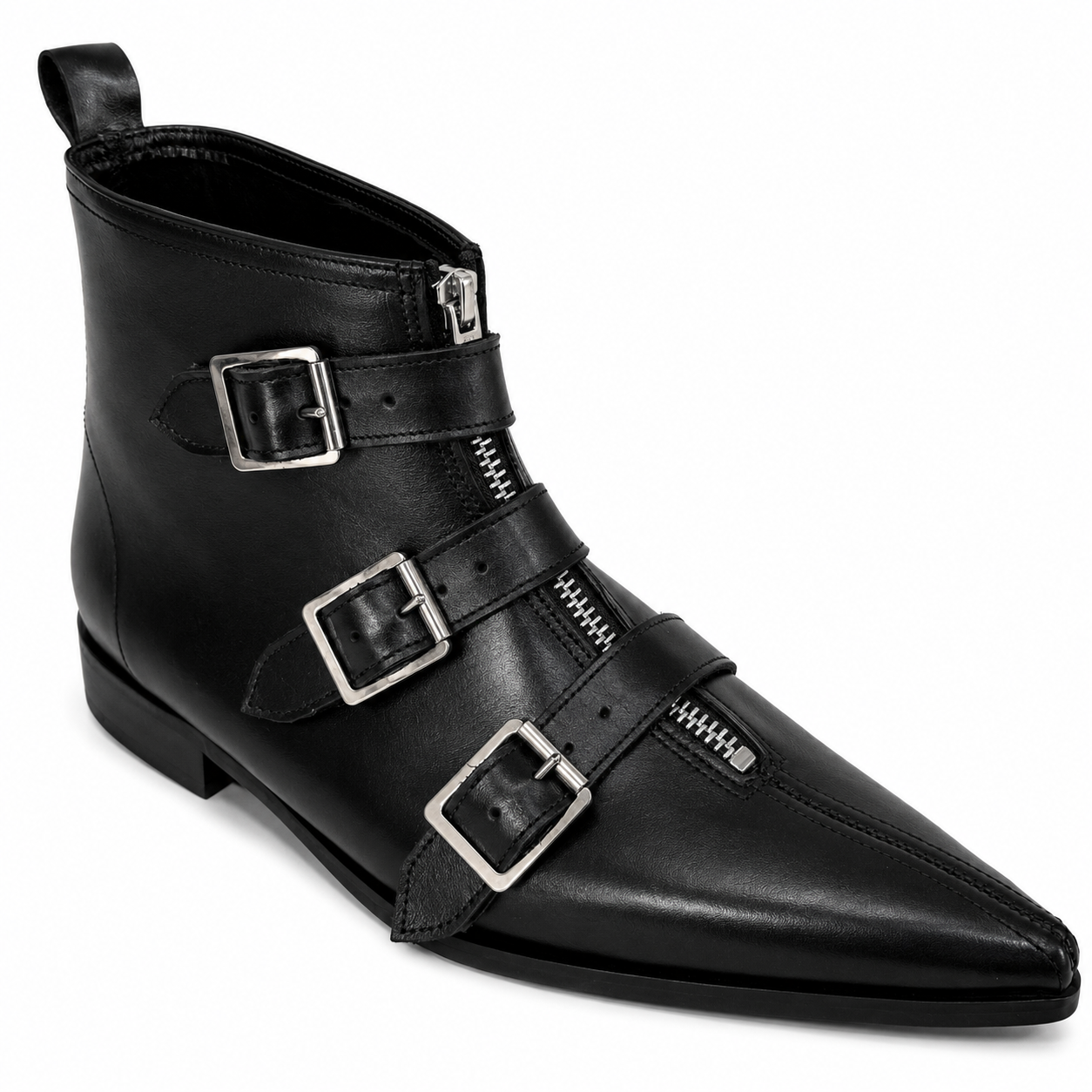Thea - 3 Individual Buckle Winklepicker
