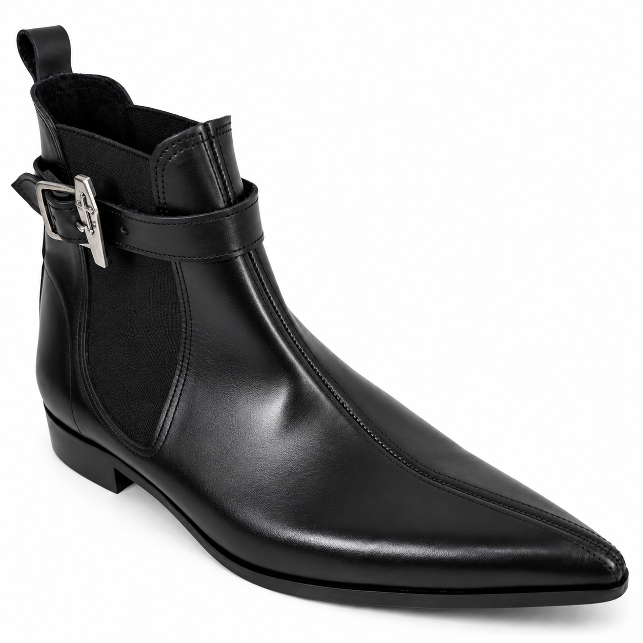 Monica - Chelsea Coffin Buckle Winklepicker