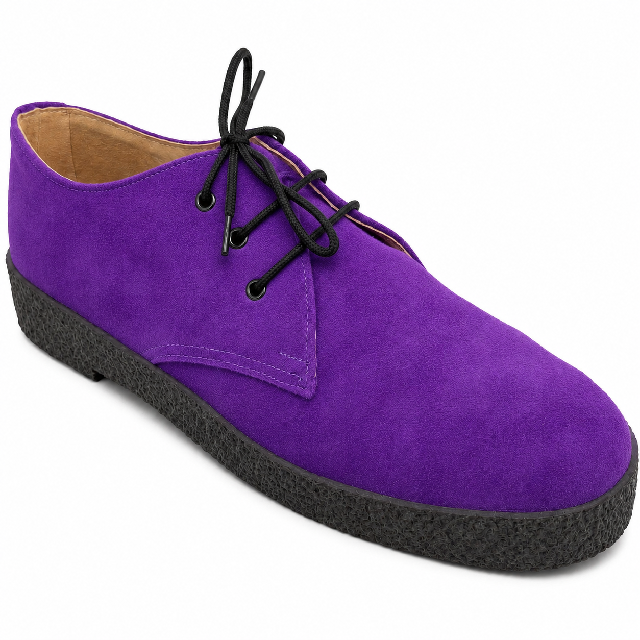 Chukka Shoe - Purple Suede