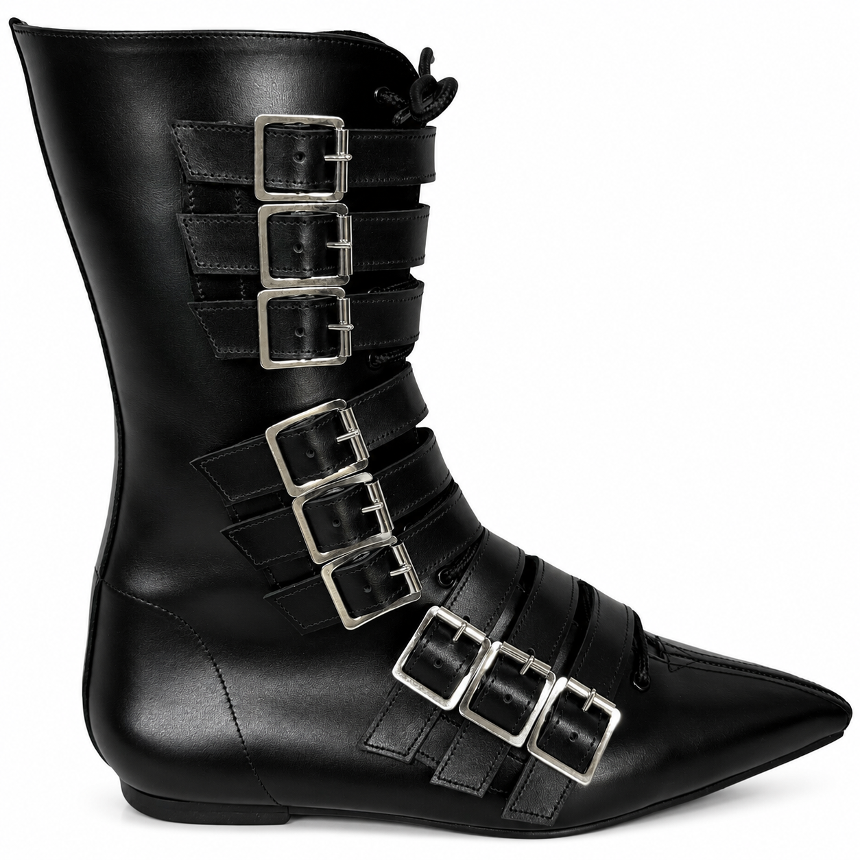 Louie - 9 Buckle Lace Up Pike