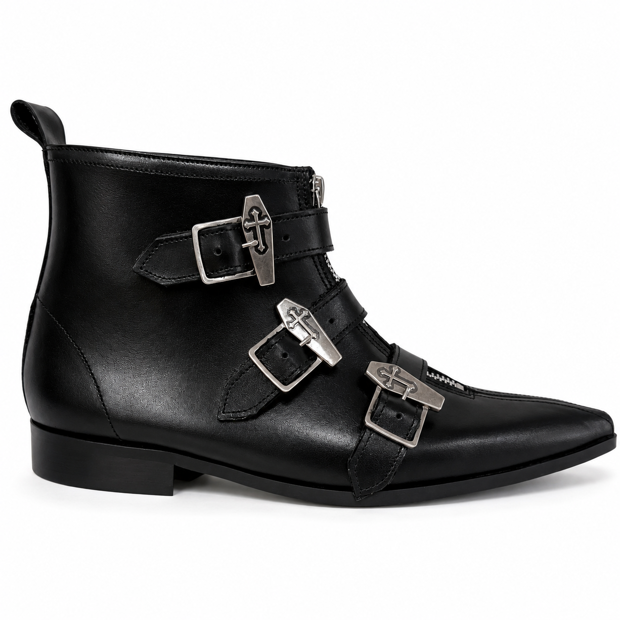 Thea - 3 Coffin Buckle Winklepicker