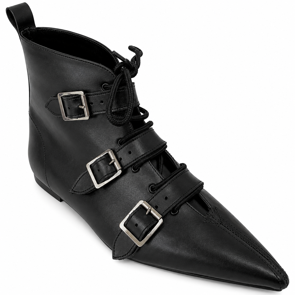 Harley - 3 Individual Buckle Lace Up Pike