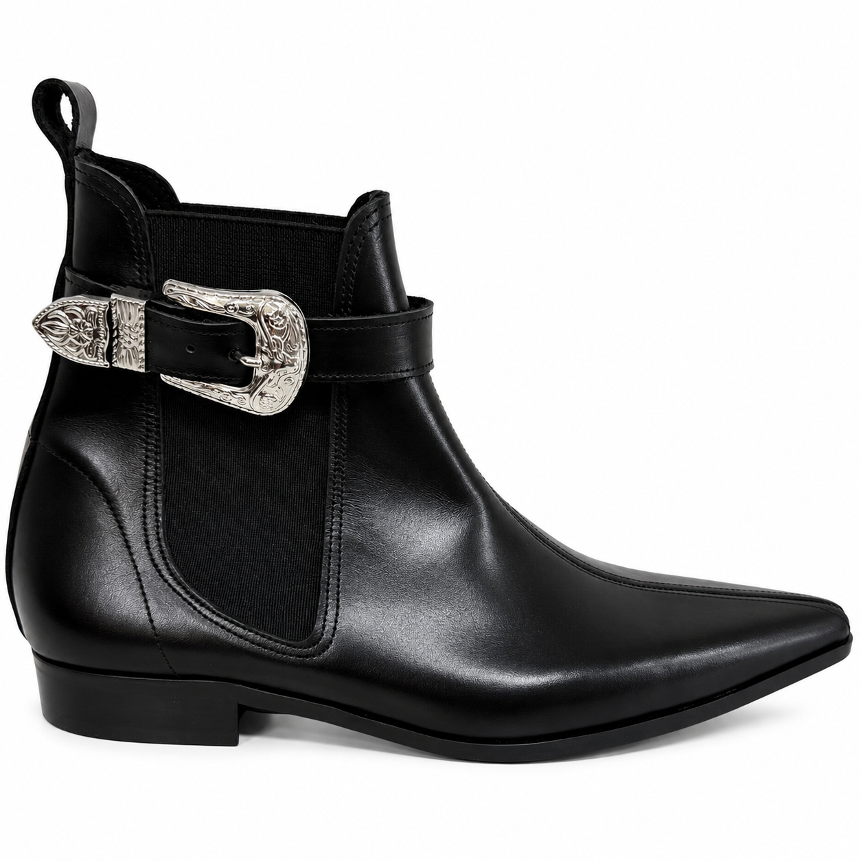 Monica - Chelsea Cowboy Buckle Winklepicker