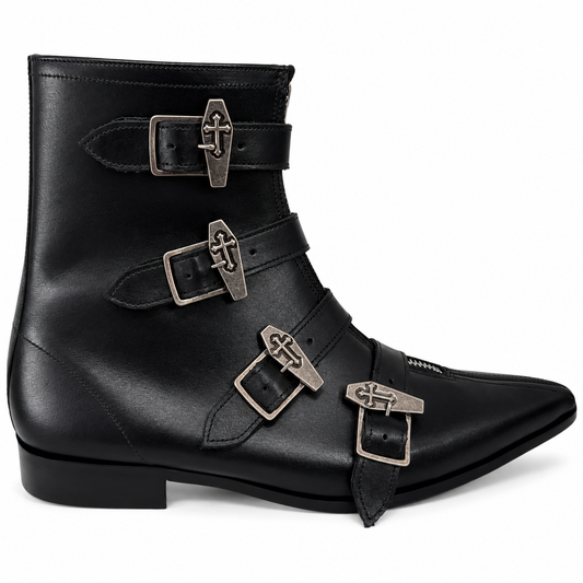 Evie - 4 Coffin Buckle Winklepicker