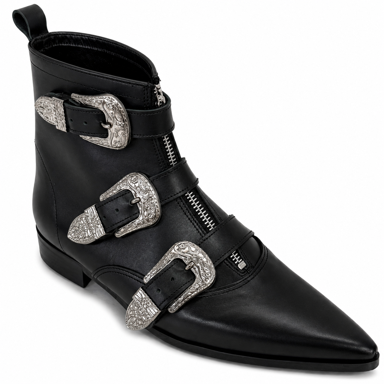Jace - 3 Cowboy Buckle Winklepicker