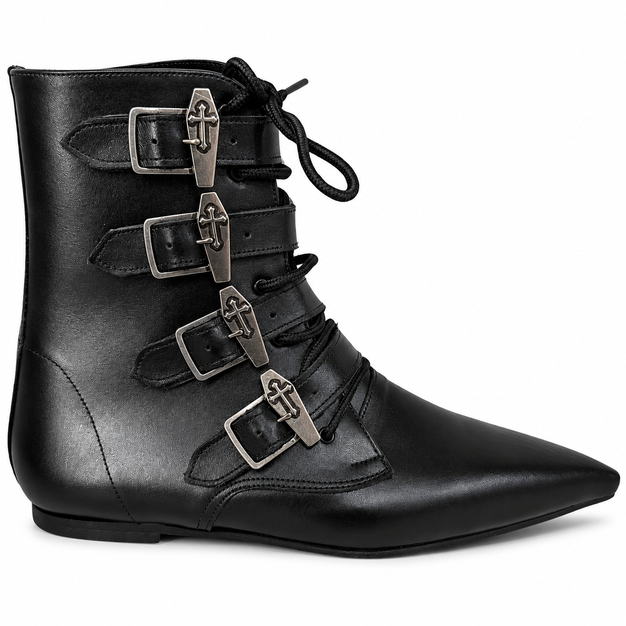 Benjamin - 4 Coffin Buckle Lace Up Pike
