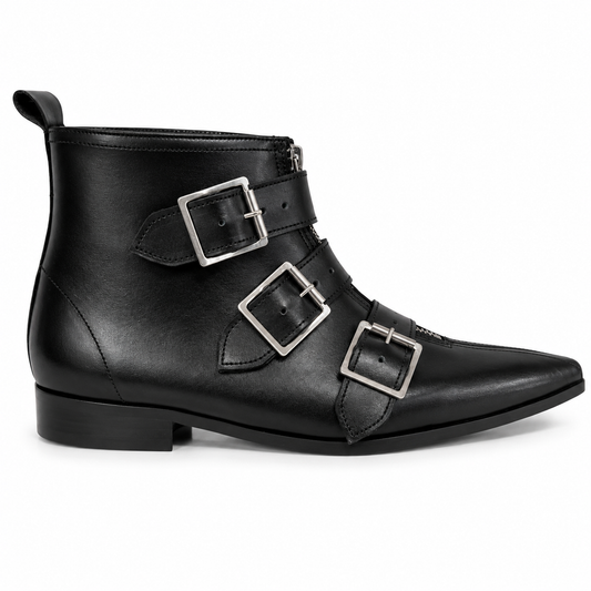 Thea - 3 Big Buckle Winklepicker
