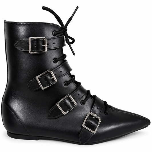 Albie - 4 Buckle Lace Up Pike