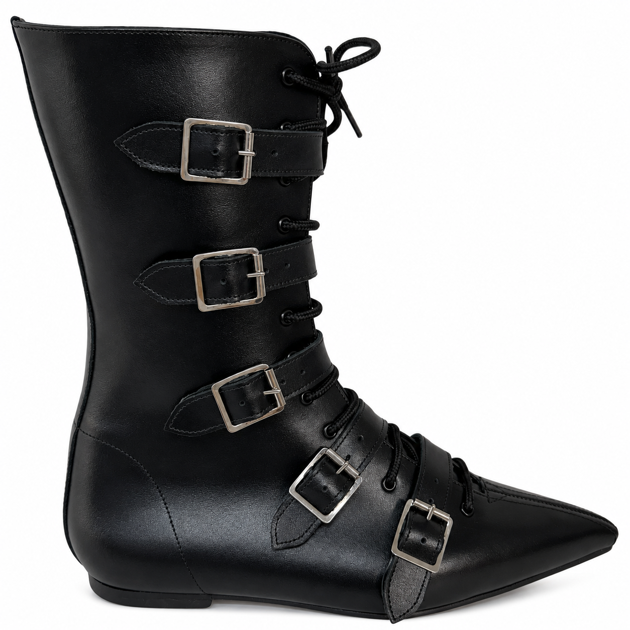 Louie - 5 Buckle Lace Up Pike