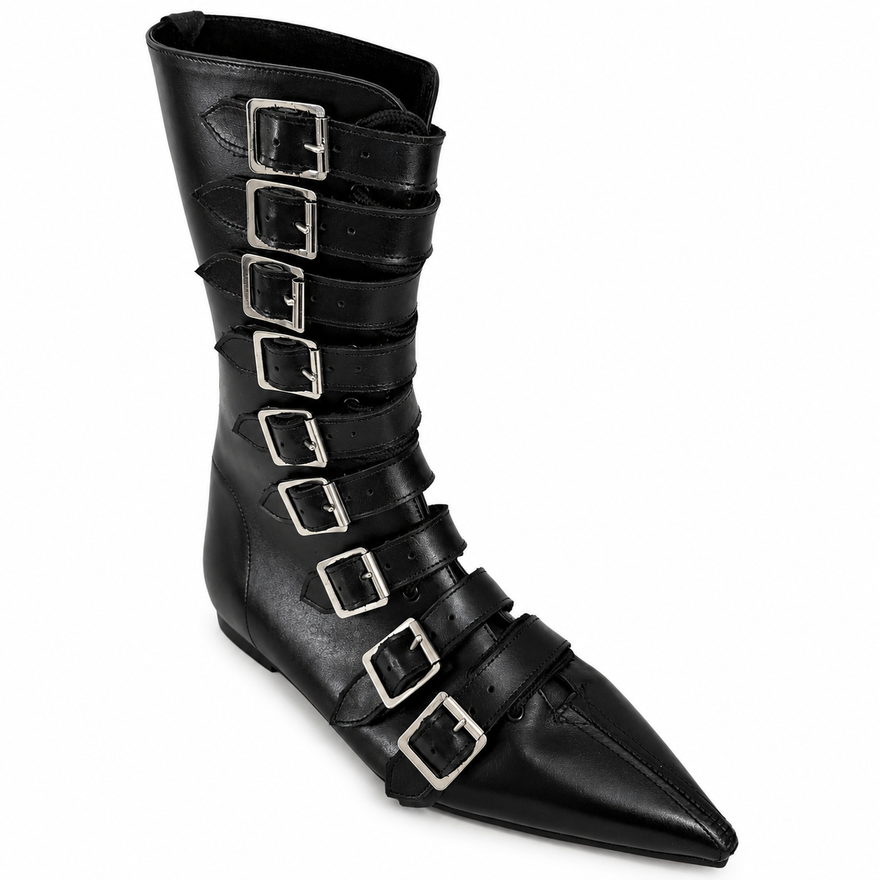 Louie - 9 Individual Buckle Lace Up Pike