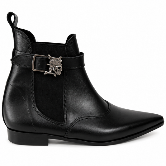 Oliver - Chelsea Skull Buckle Winklepicker