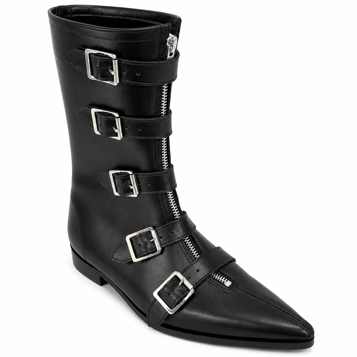 Gabrielle - 5 Buckle Winklepicker