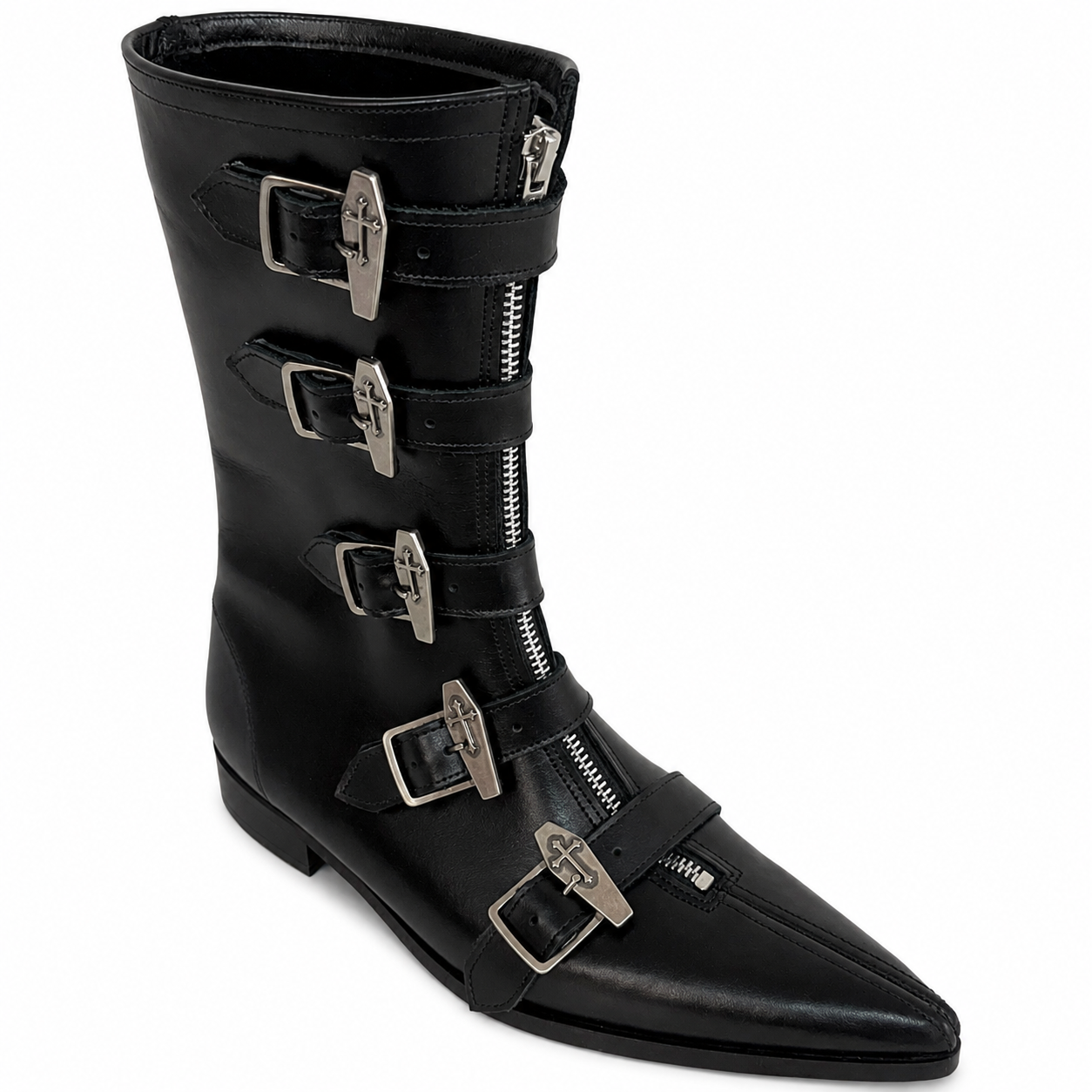 Gabrielle - 5 Coffin Buckle Winklepicker