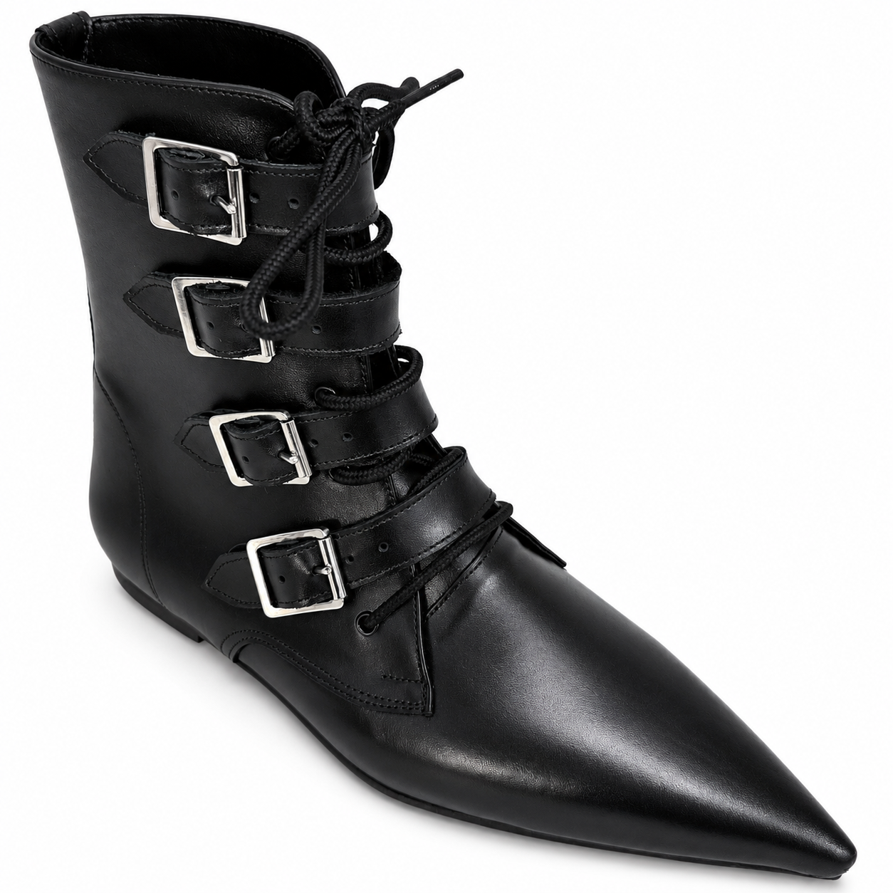 Benjamin - 4 Buckle Lace Up Pike