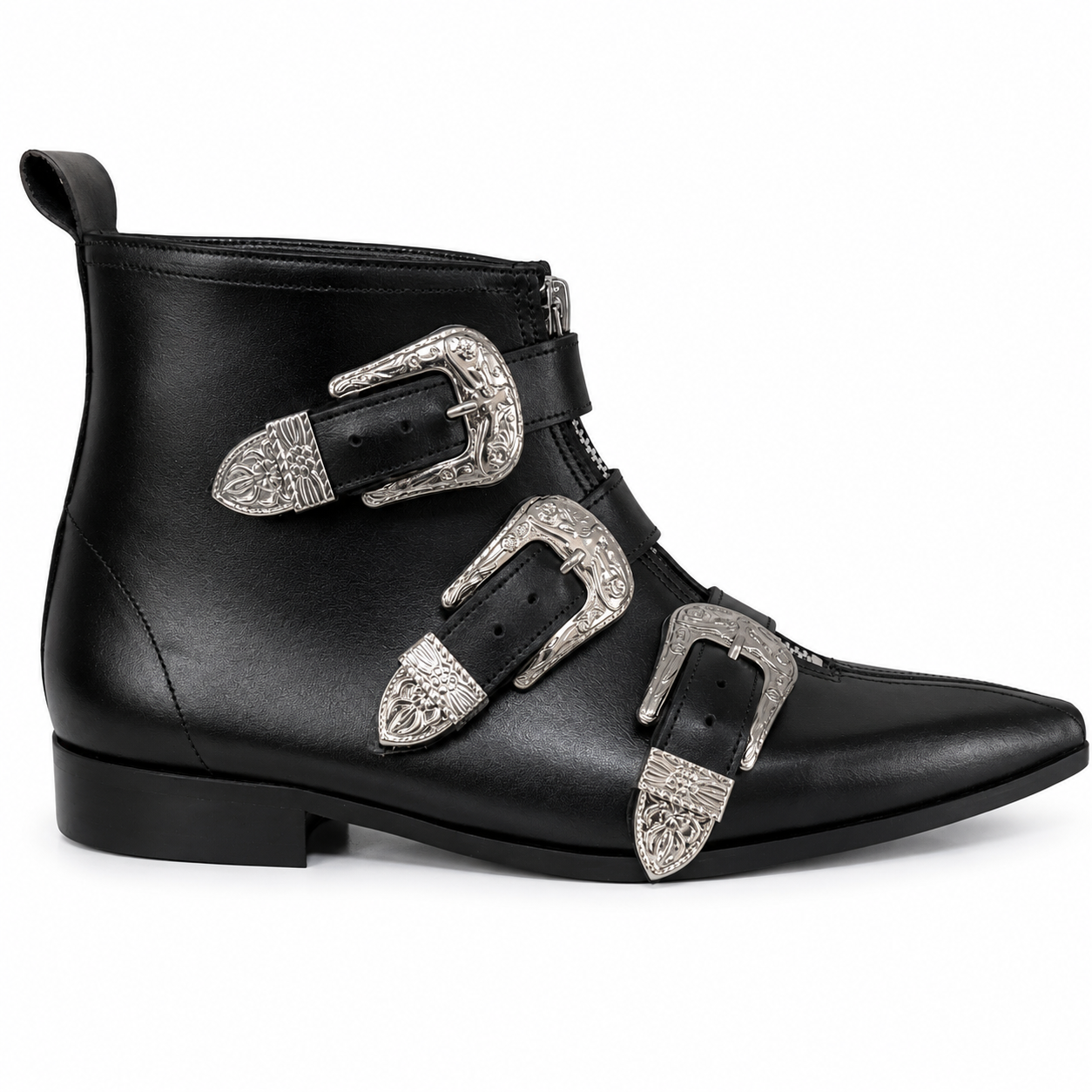 Thea - 3 Cowboy Buckle Winklepicker