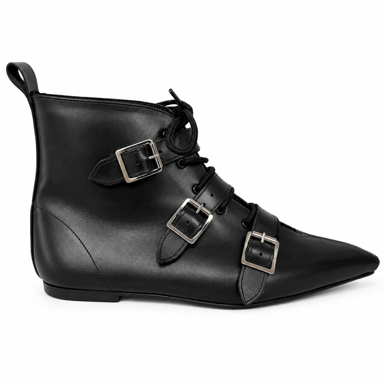 Harley - 3 Individual Buckle Lace Up Pike