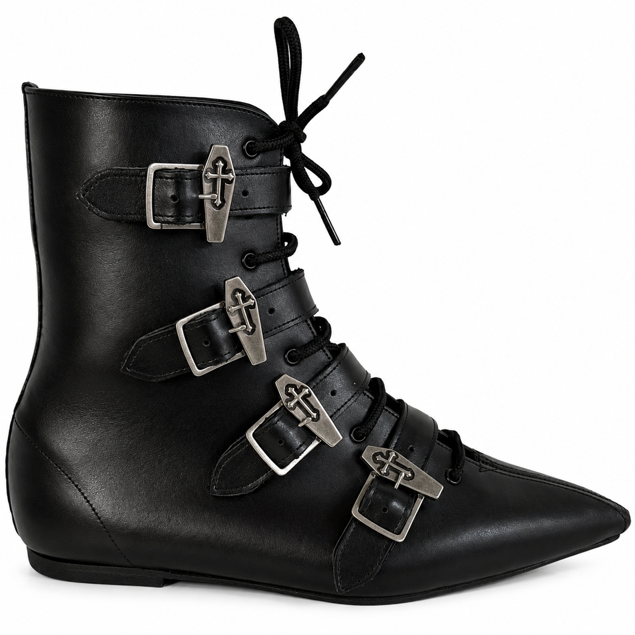 Albie - 4 Coffin Buckle Lace Up Pike