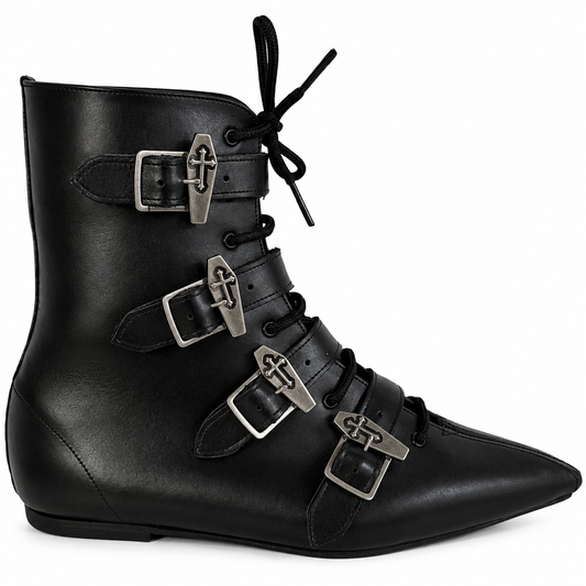 Albie - 4 Coffin Buckle Lace Up Pike