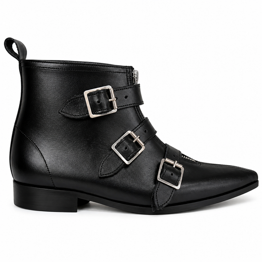 Thea - 3 Individual Buckle Winklepicker