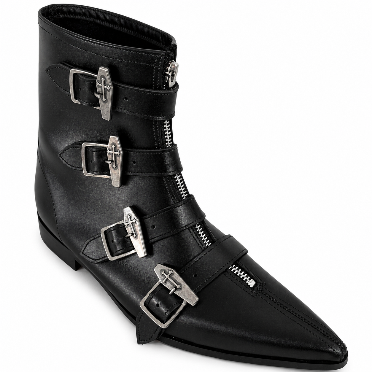Evie - 4 Coffin Buckle Winklepicker
