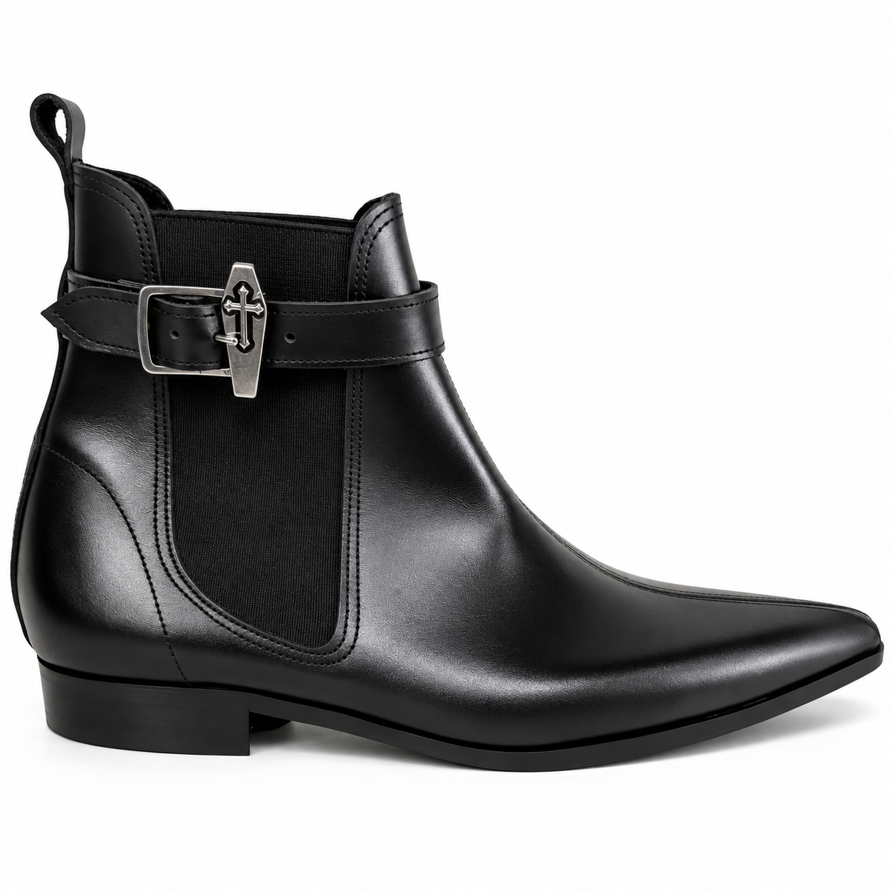 Monica - Chelsea Coffin Buckle Winklepicker