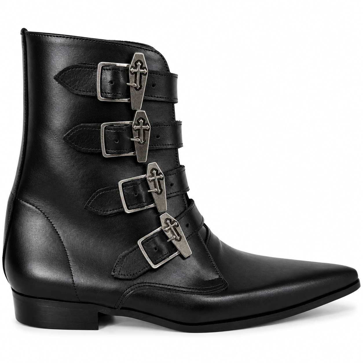 Benjamin - 4 Coffin Buckle Winklepicker