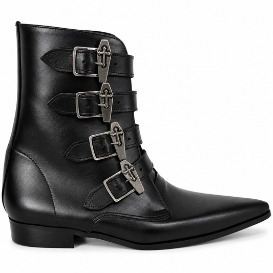 Benjamin - 4 Coffin Buckle Winklepicker