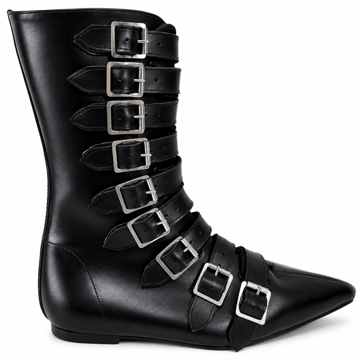 Louie - 9 Individual Buckle Lace Up Pike