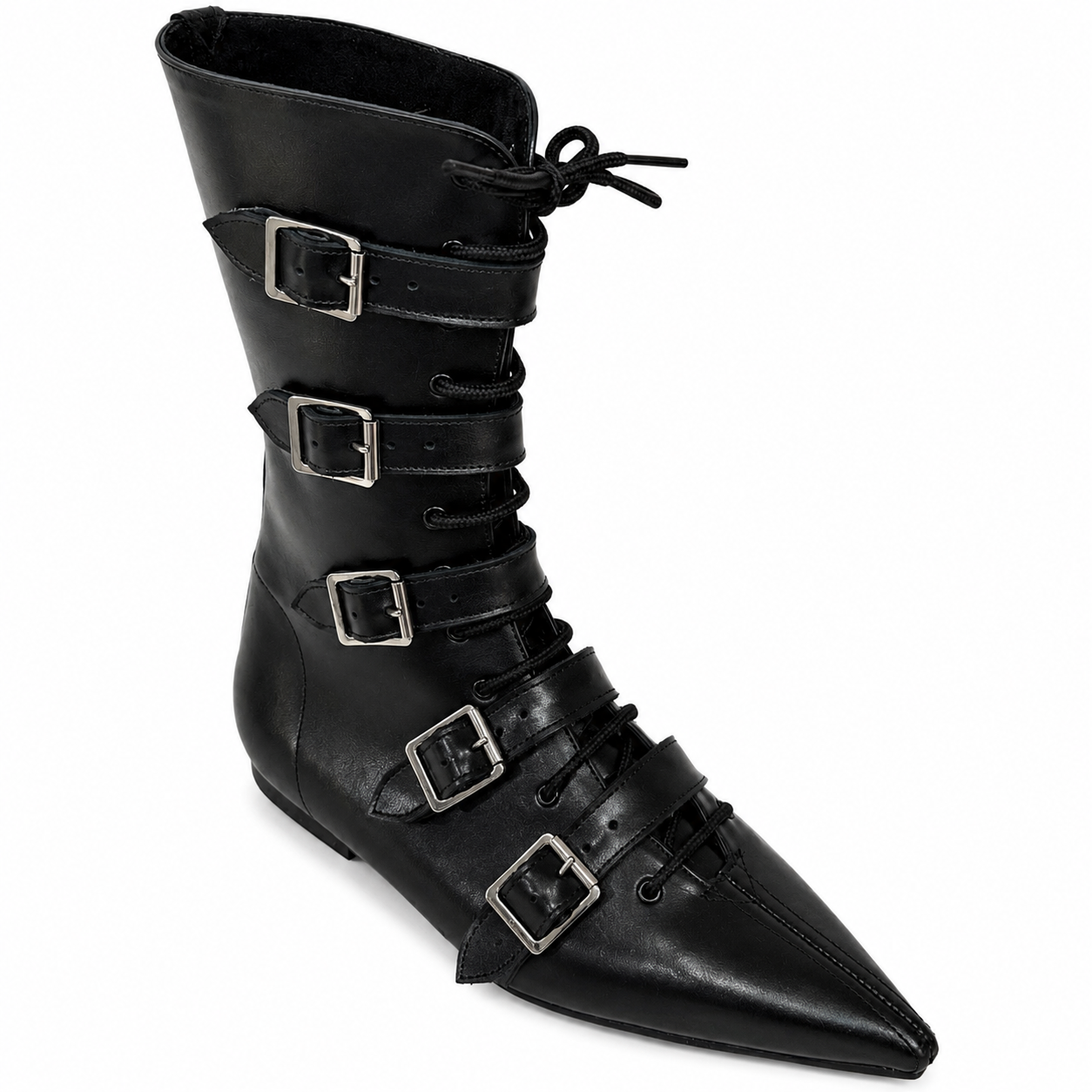 Louie - 5 Buckle Lace Up Pike