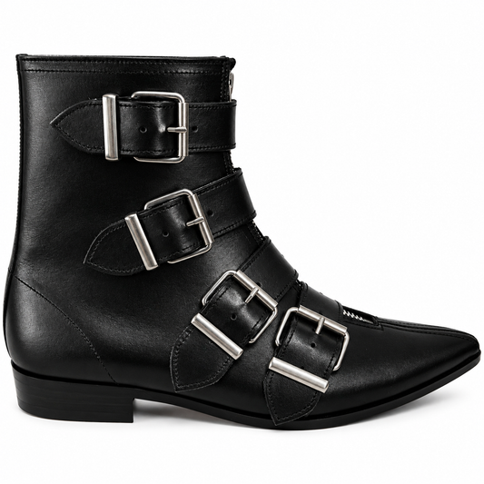 Evie - 4 Grande Buckle Winklepicker