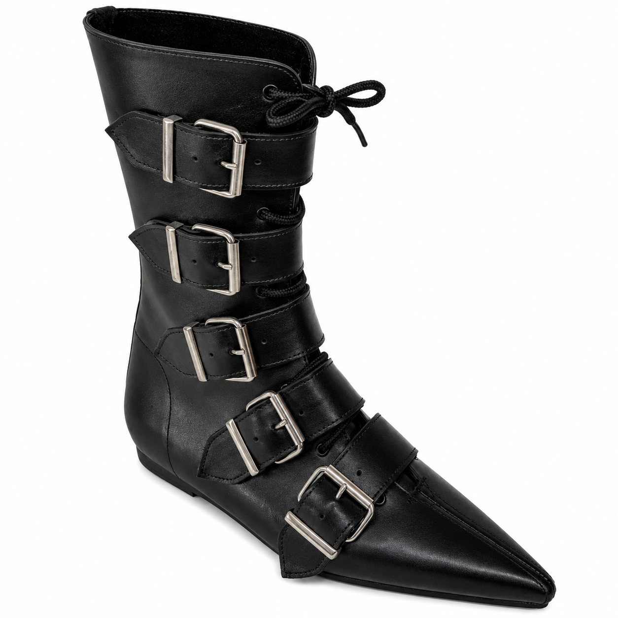 Louie - 5 Grande Buckle Lace Up Pike