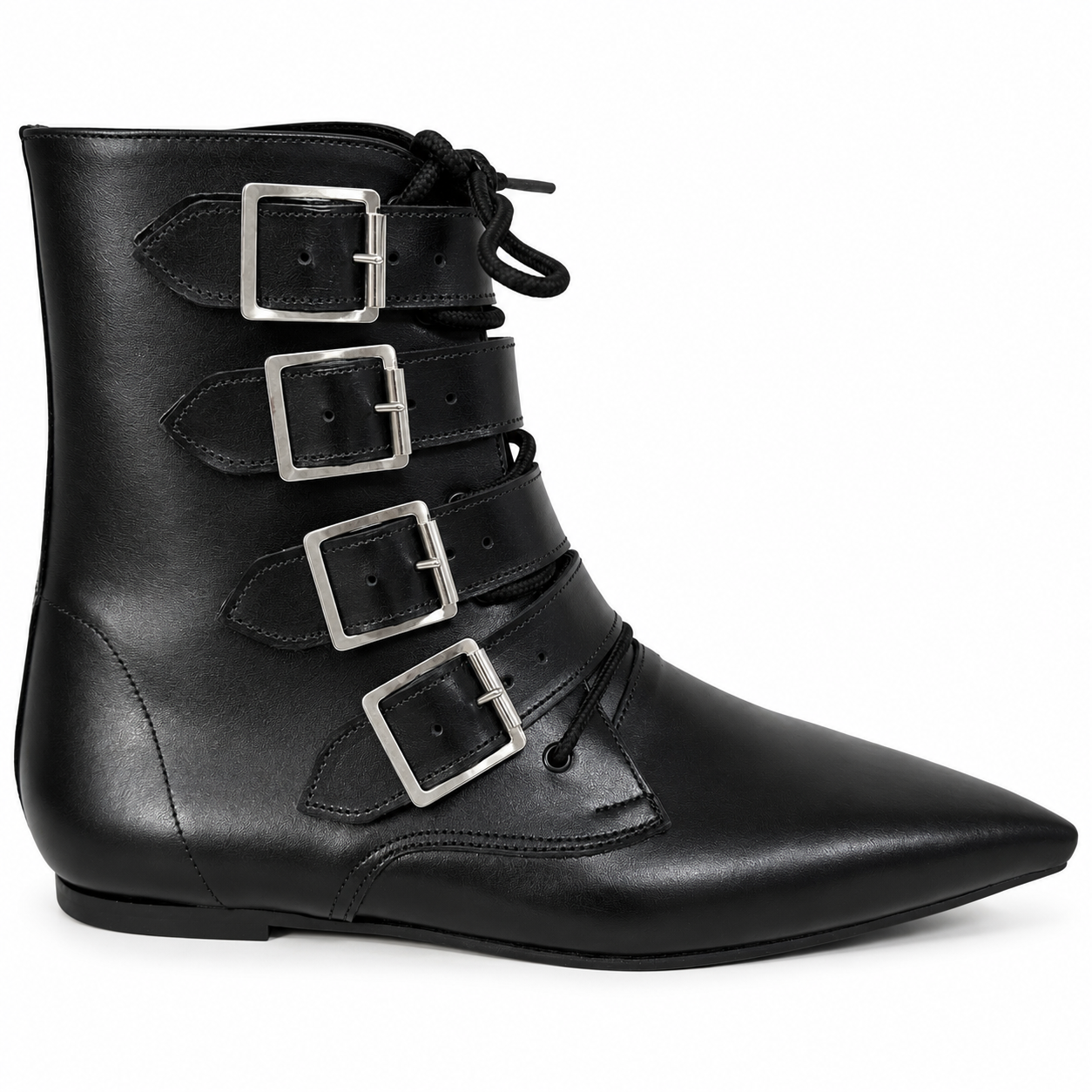 Benjamin - 4 Big Buckle Lace Up Pike