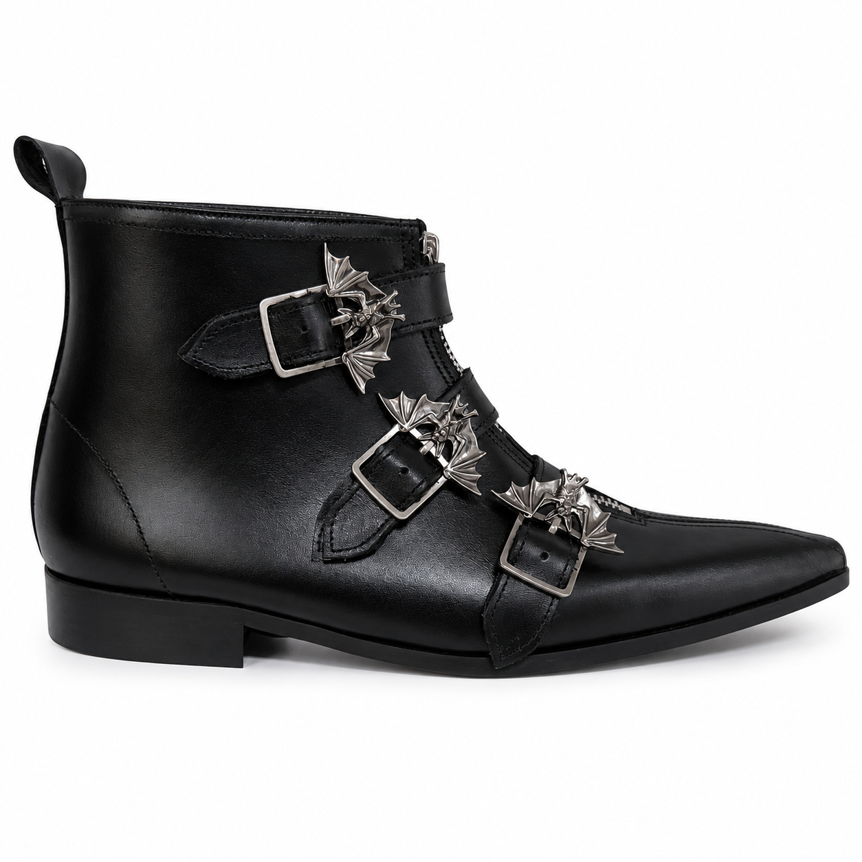 Thea - 3 Bat Buckle Winklepicker