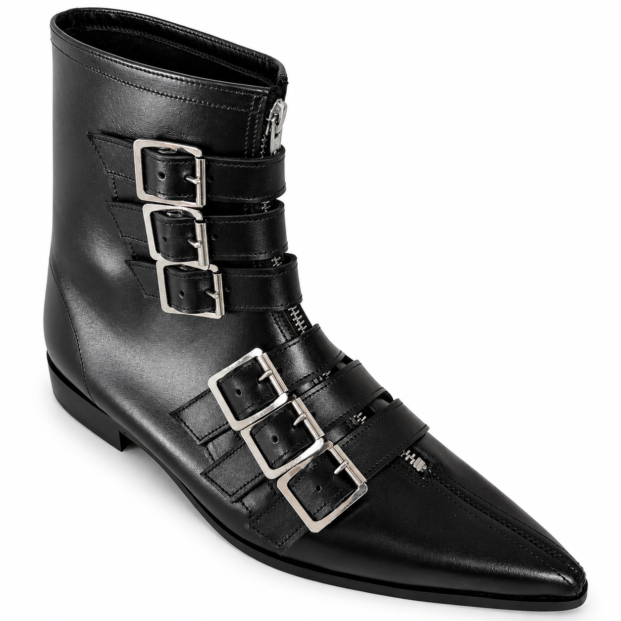Evie - 6 Buckle Winklepicker