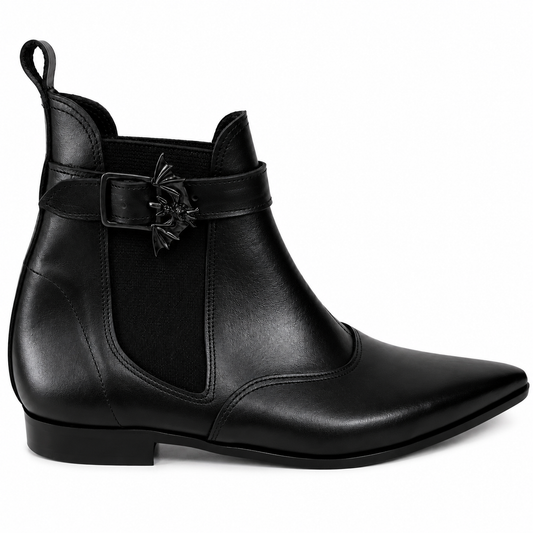 Oliver - Chelsea Bat Buckle Winklepicker (Black Edition)