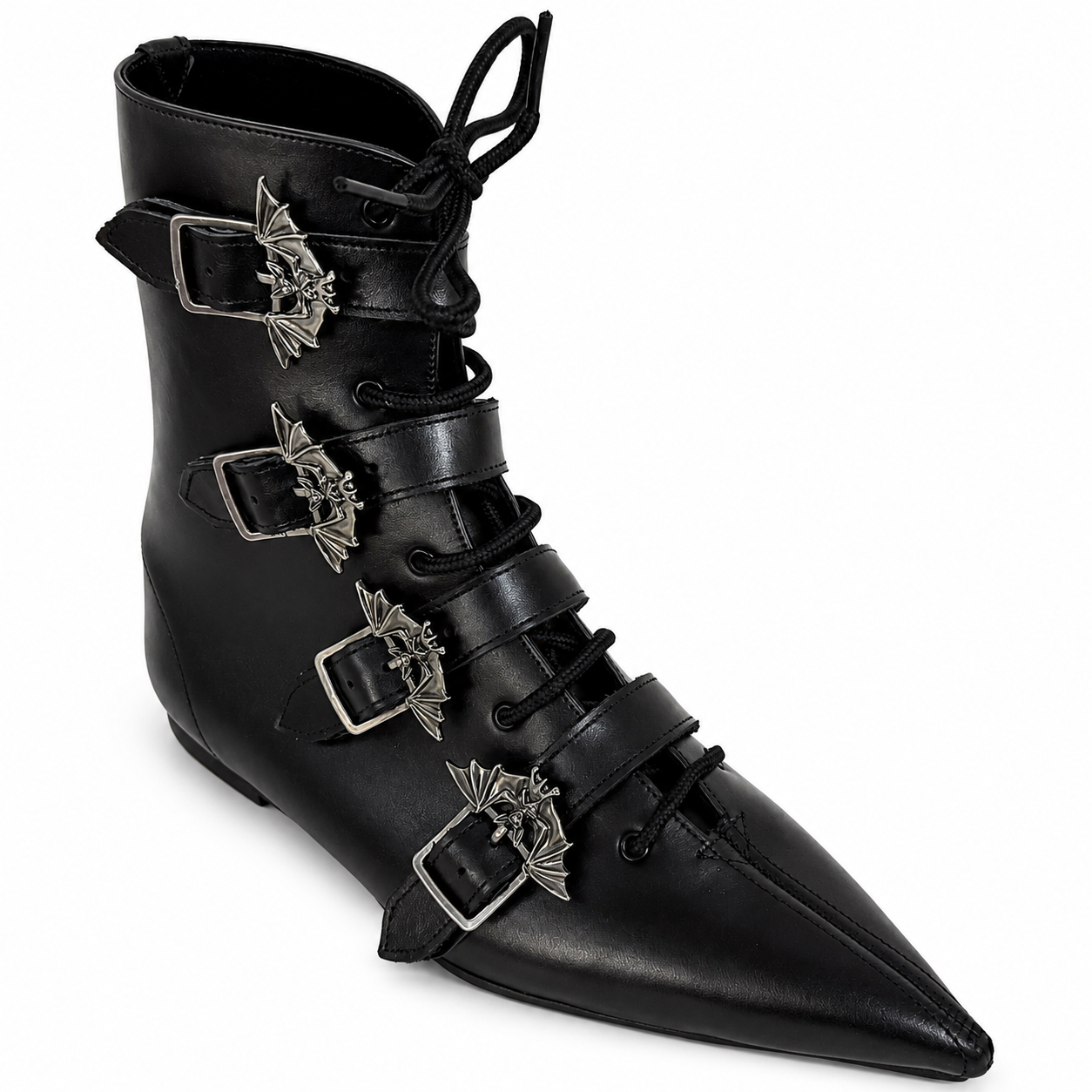 Albie - 4 Bat Buckle Lace Up Pike