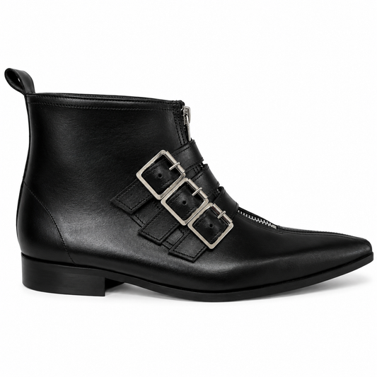 Thea - 3 Buckle Winklepicker