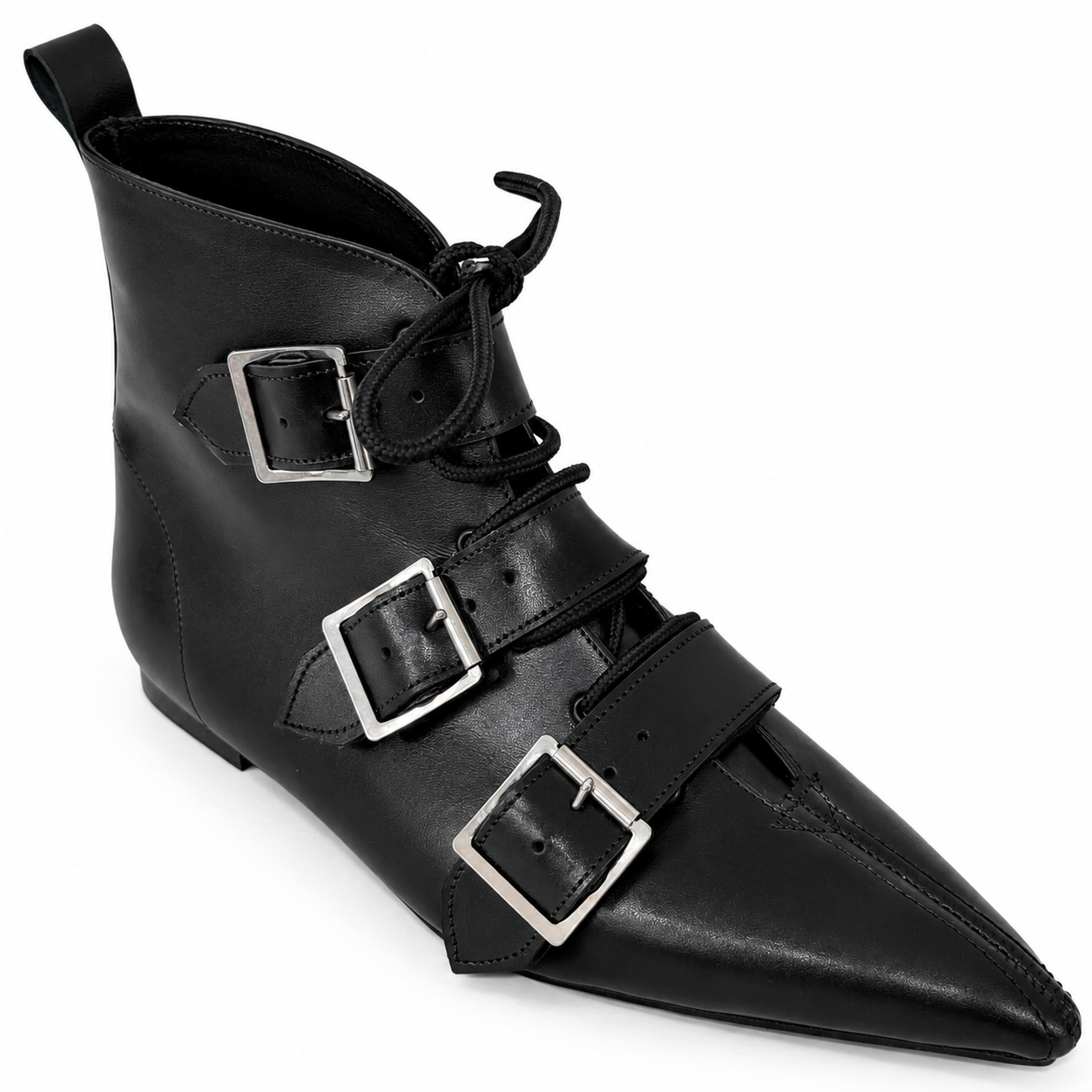 Harley - 3 Big Buckle Lace up Pike