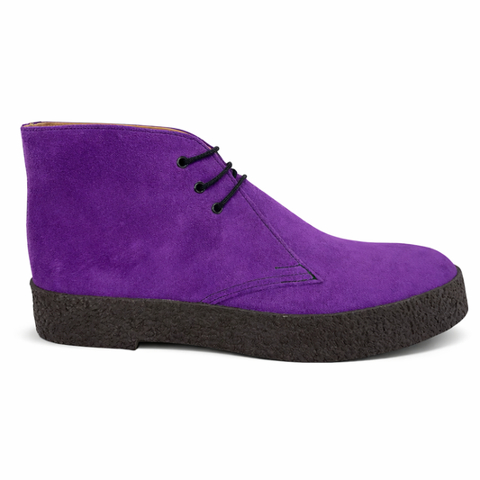 Chukka Boot - Purple Suede