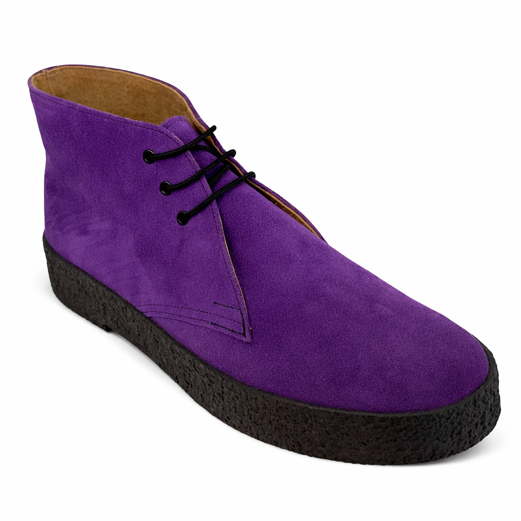 Chukka Boot - Purple Suede
