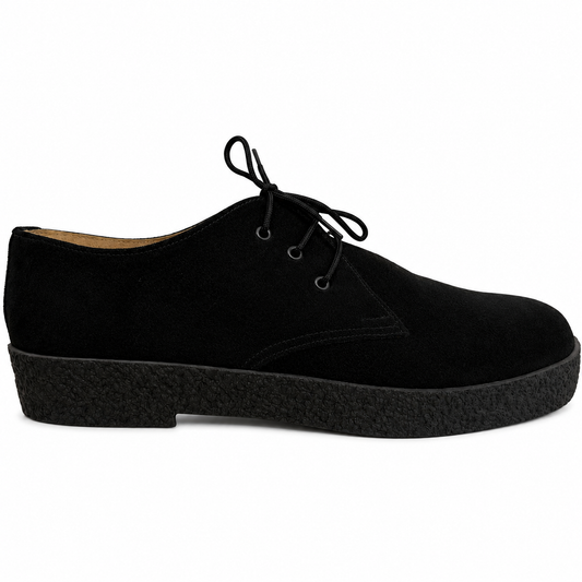 Chukka Shoe - Black Suede