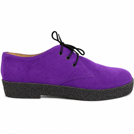 Chukka Shoe - Purple Suede